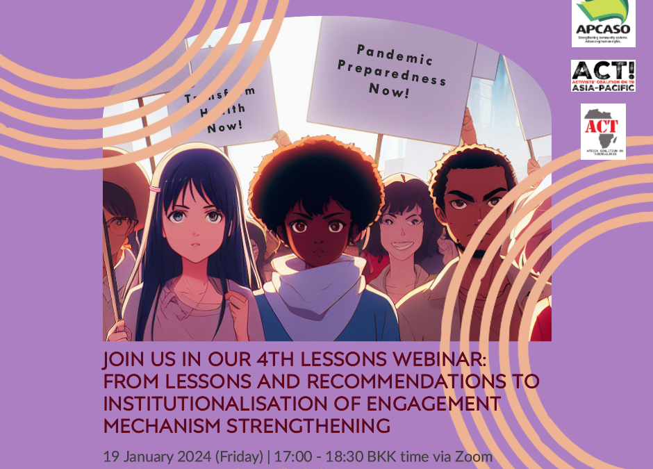 CELG LESSONS Webinar 4: From Lessons and Recommendations to Institutionalisation of Engagement Mechanism Strengthening